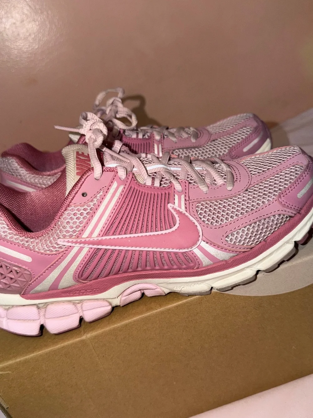Nike Pink Mesh Athletic Shoes